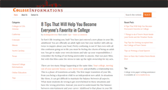Desktop Screenshot of collegeinformations.com